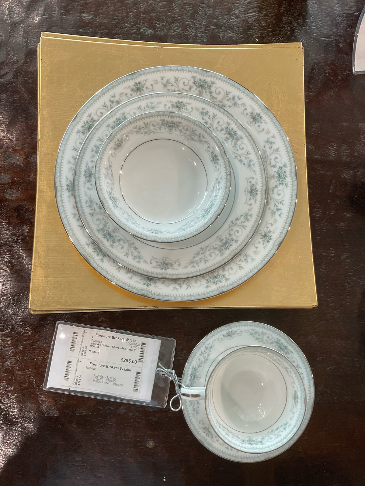 Noritake Colburn China - See Back, 2 BOXES