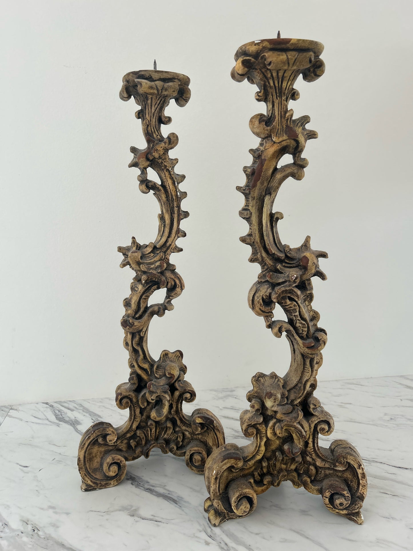 PAIR Italian Look Candelabras