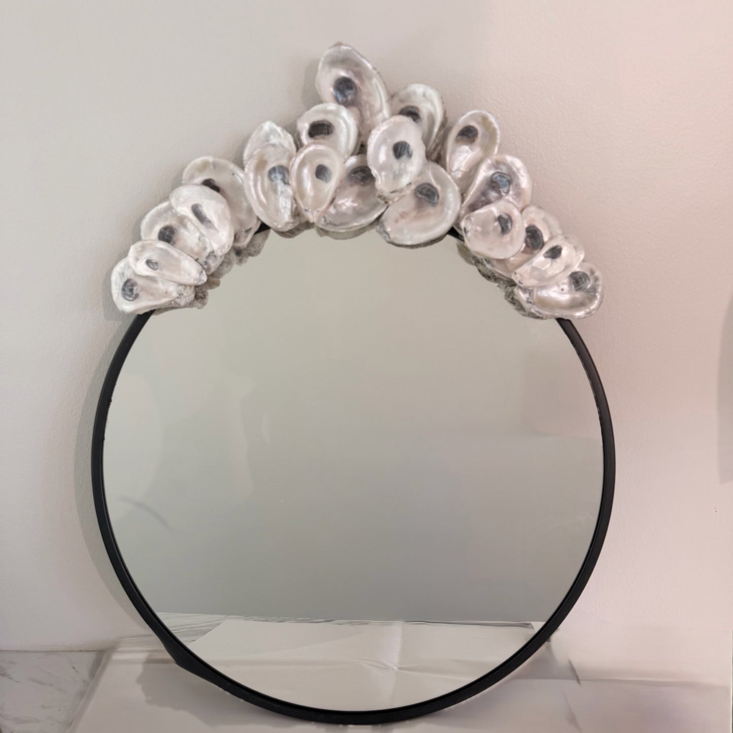 Oyster Shell Mirror 20w x 25h