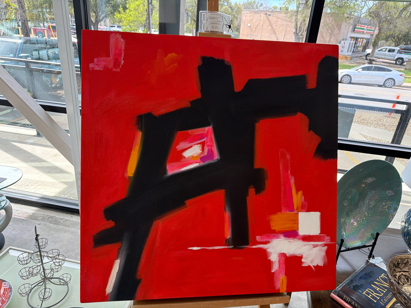 (36"x 36") Acrylic Art on Gallery Wrapped Canvas by Klara Gunnlaugsdottir