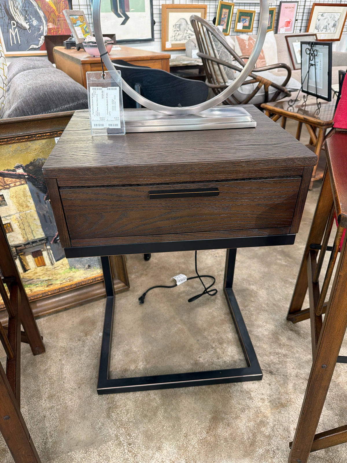 Arhaus Palmer Nightstand/Side Table w/ Drawer