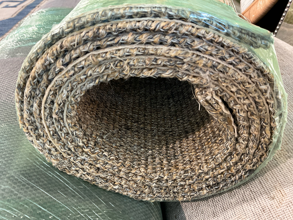 Crate & Barrel, 6 x 9 Sisal Rug - Grey/Taupe