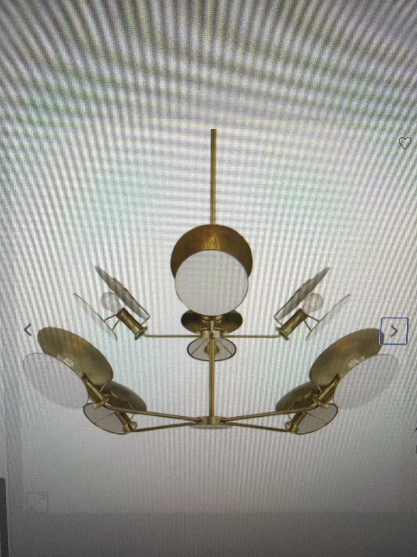 NIB Visual Comfort Thomas O'Brien Osiris 2 Tier Brass Chandelier