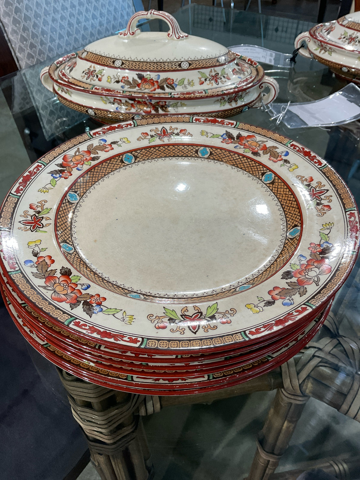 Powell, Bishop & Stonier "Burmah" - Set of 6 Plates
