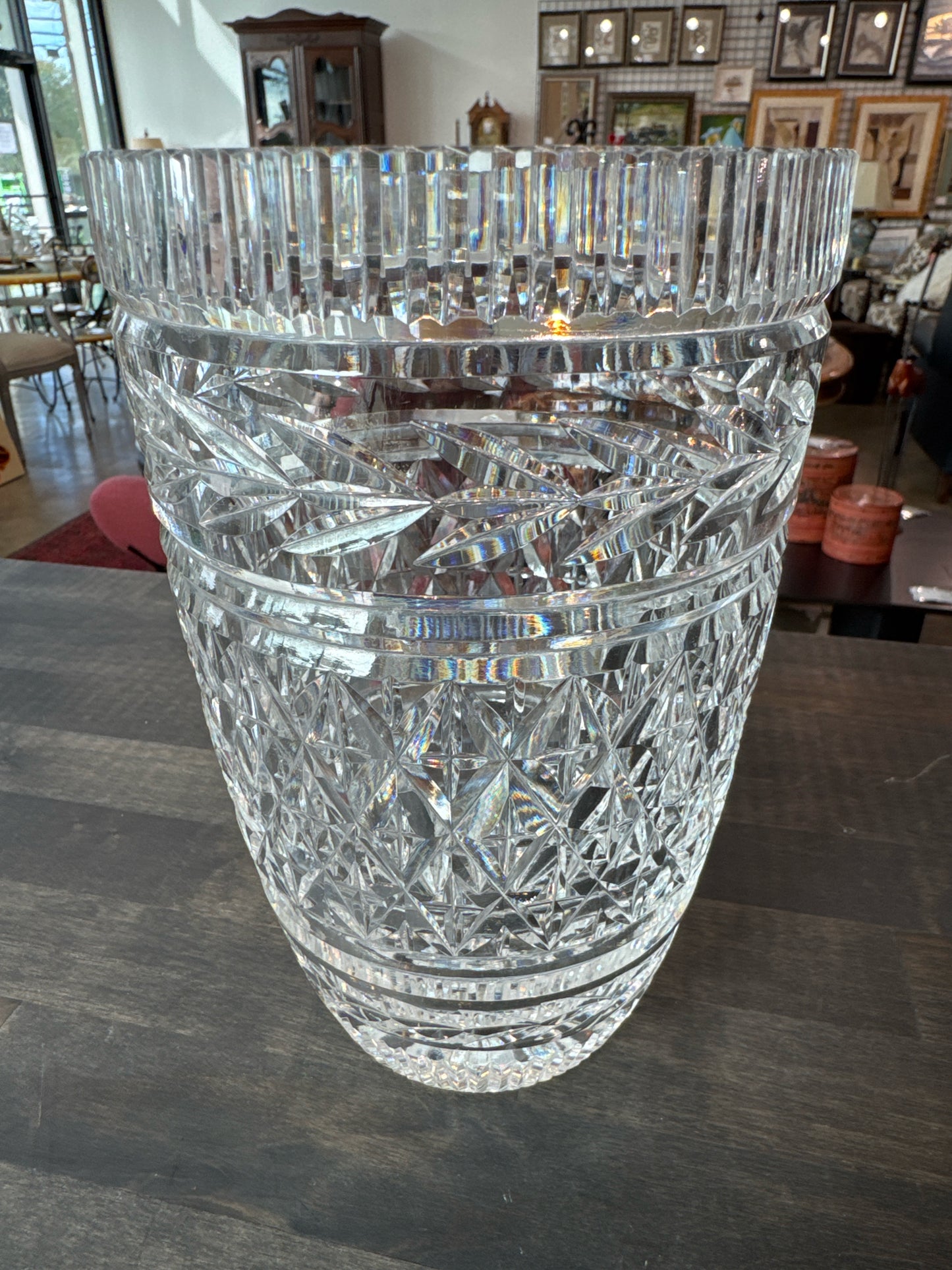 Waterford Crystal 8" Glandore Vase (signed)
