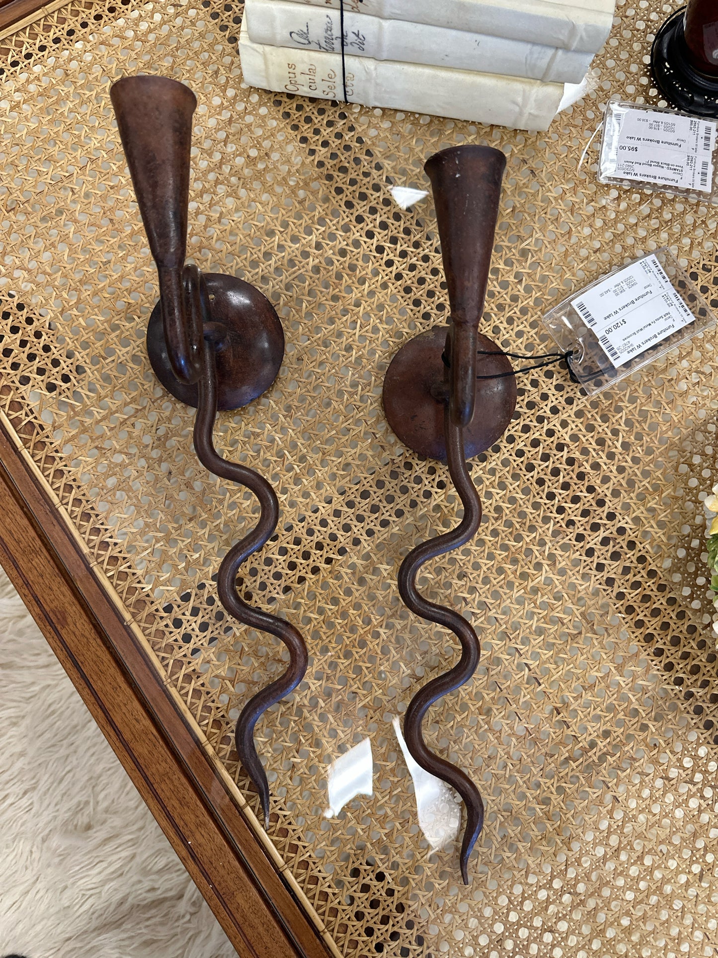 PAIR Santa Fe Metal Wall Sconces