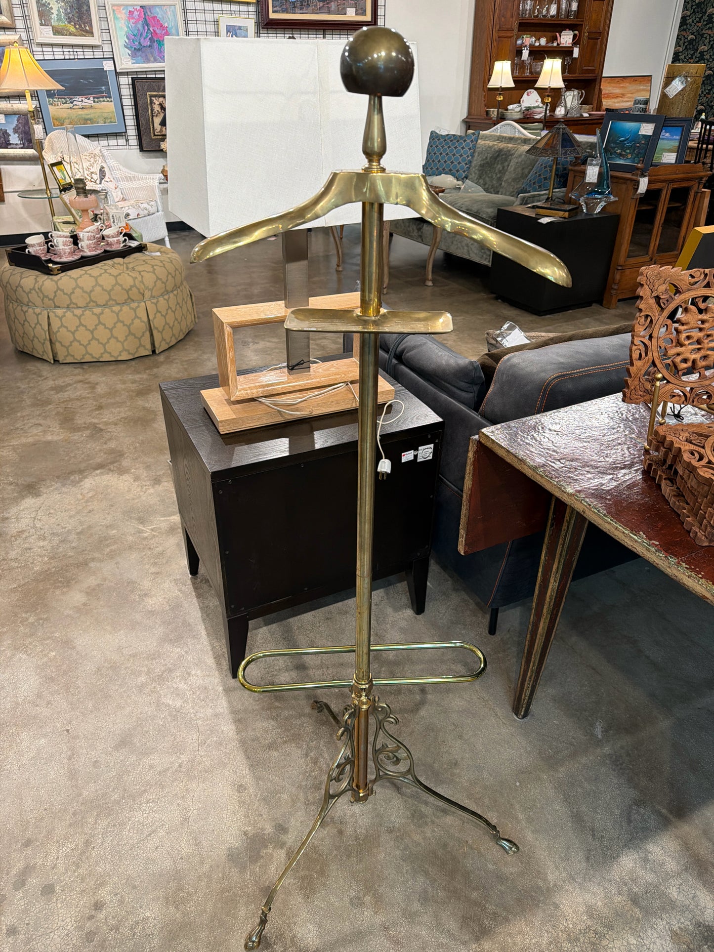 Vintage Brass Chalet/Butlers Rack