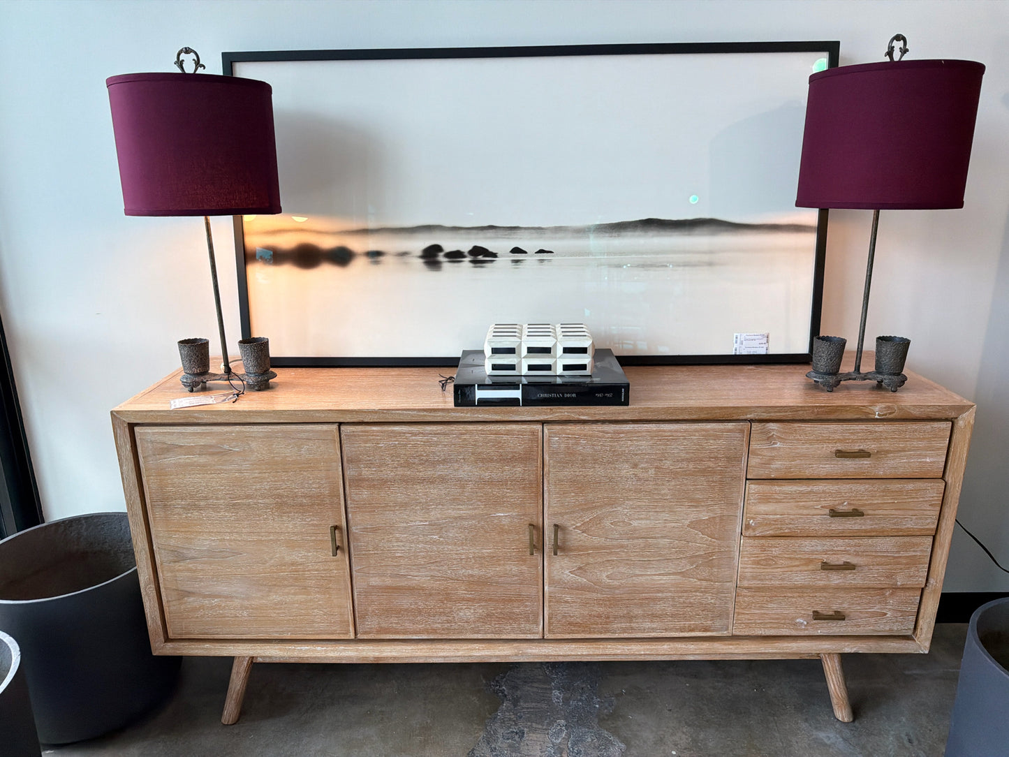 Jayson Home "Marks" Sideboard Light Wood 71" x 33"