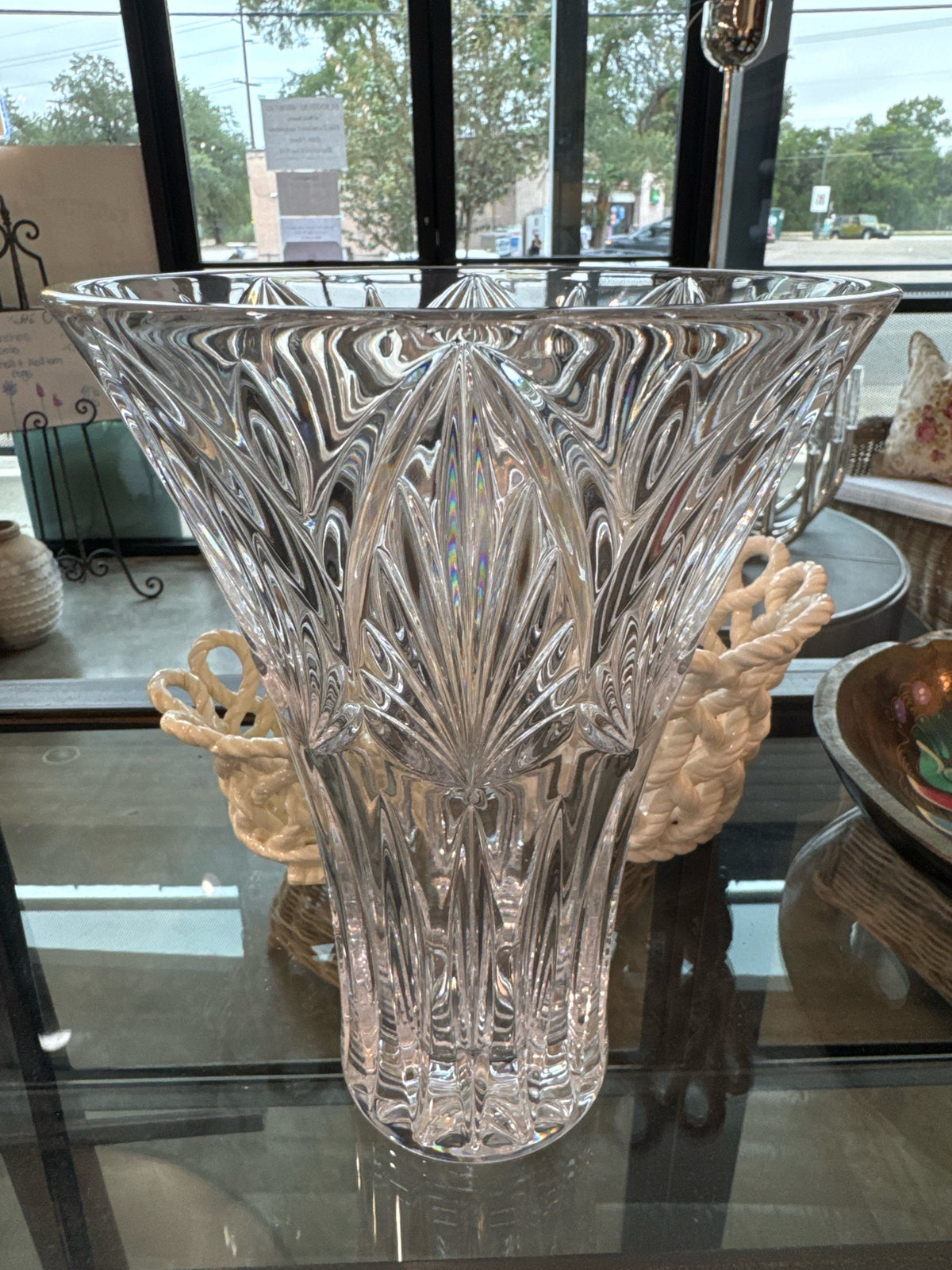 Waterford Crystal 10" West Bridge Vase (signed)