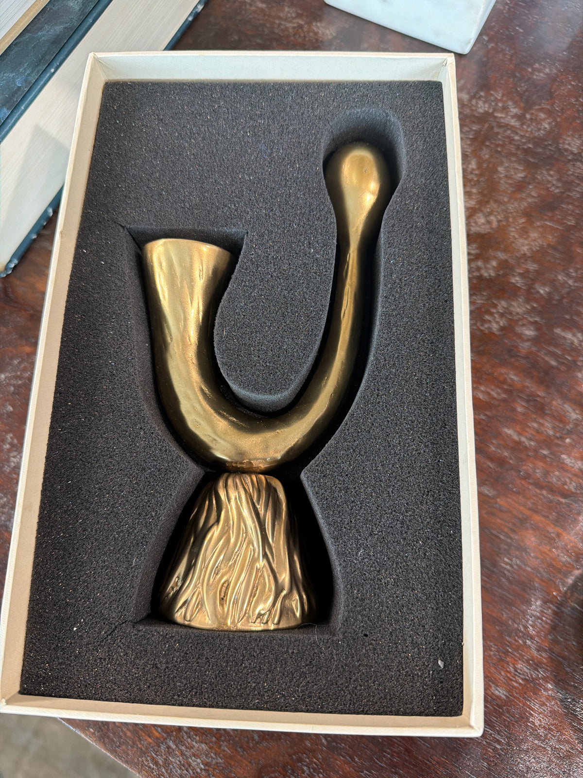 Haas Brothers L'objet Brass Candle Holder (in box)