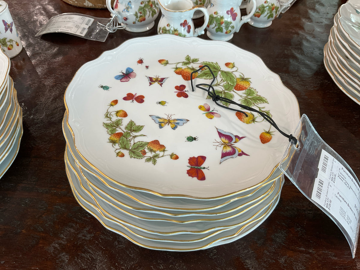 Lenwile China, Spring Time Luncheon Plates - Set of 8