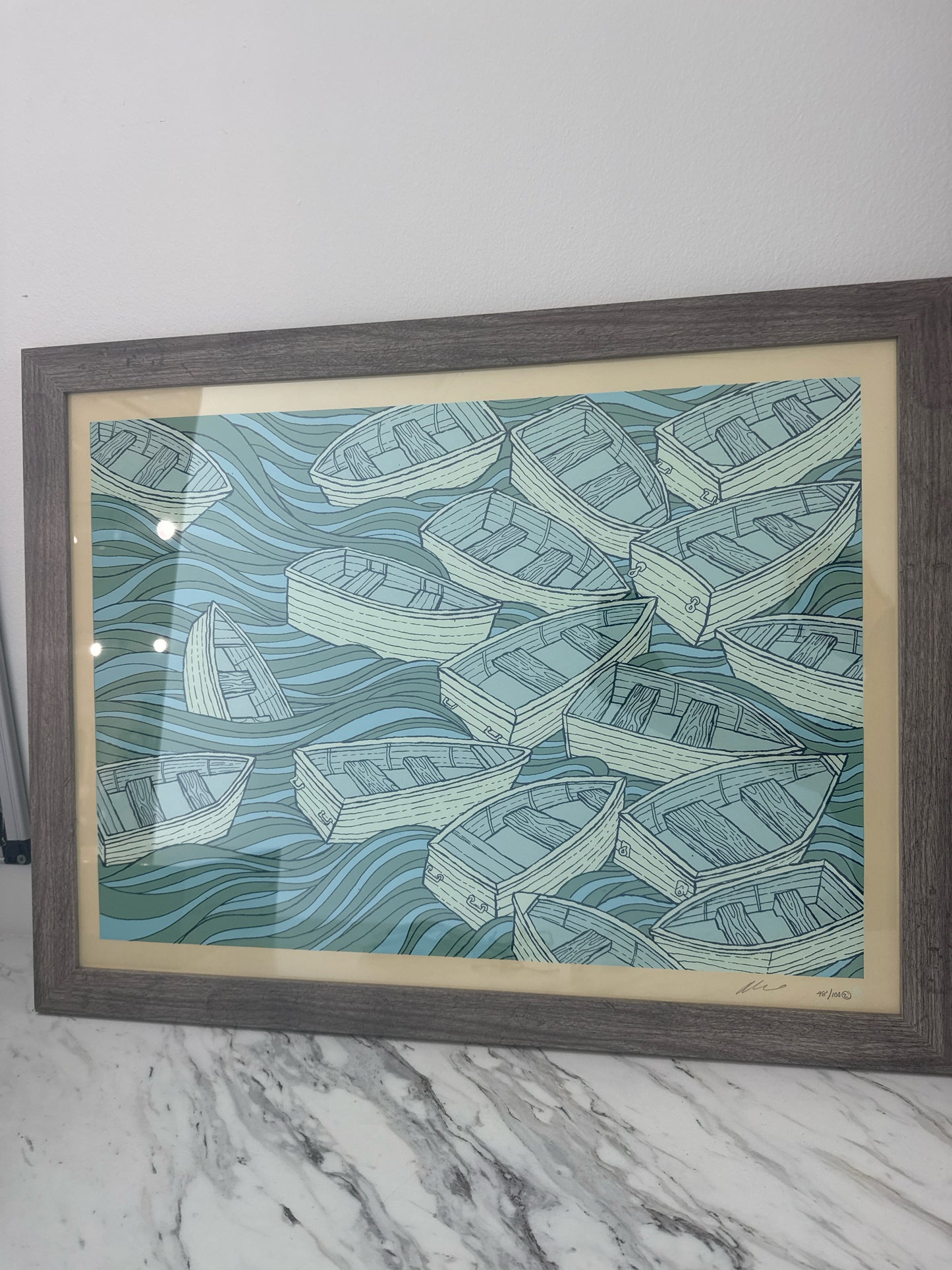 Signed & Numbered Print "Boats" (26 x 20)