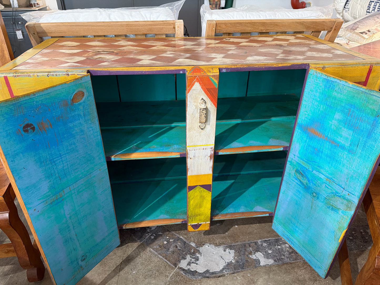 Richard Warholic Hand Crafted Cabinet (cousin of Andy Warhol)