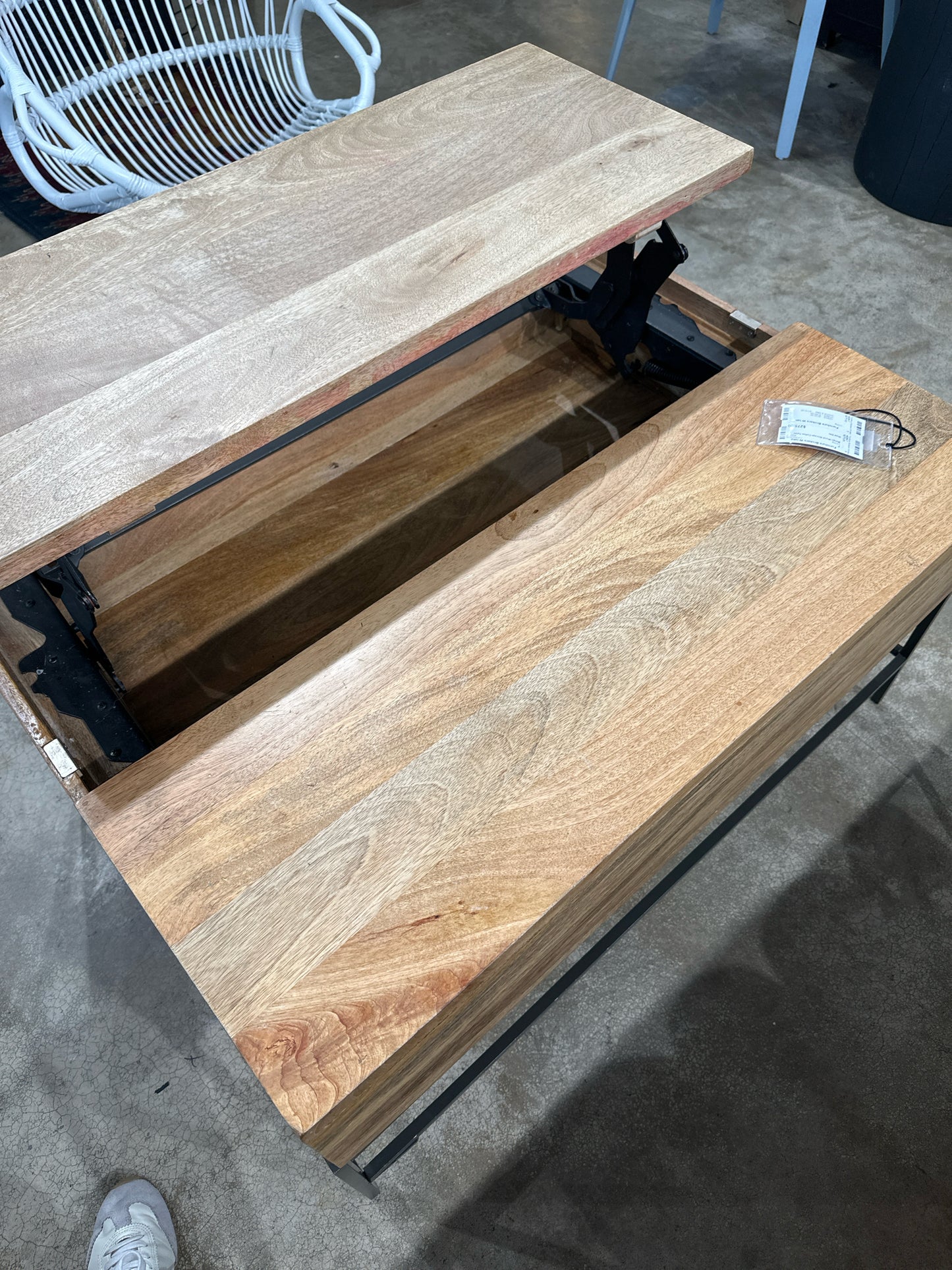 Mango Wood Storage Coffee Table