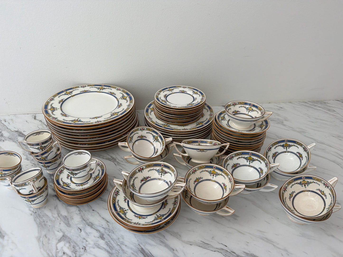 Minton English China "Princess" SET of 73 Pieces