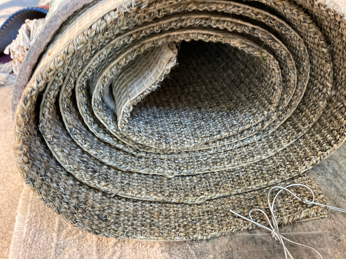 Crate & Barrel, 8 x 10 Sisal Rug - Grey/Taupe