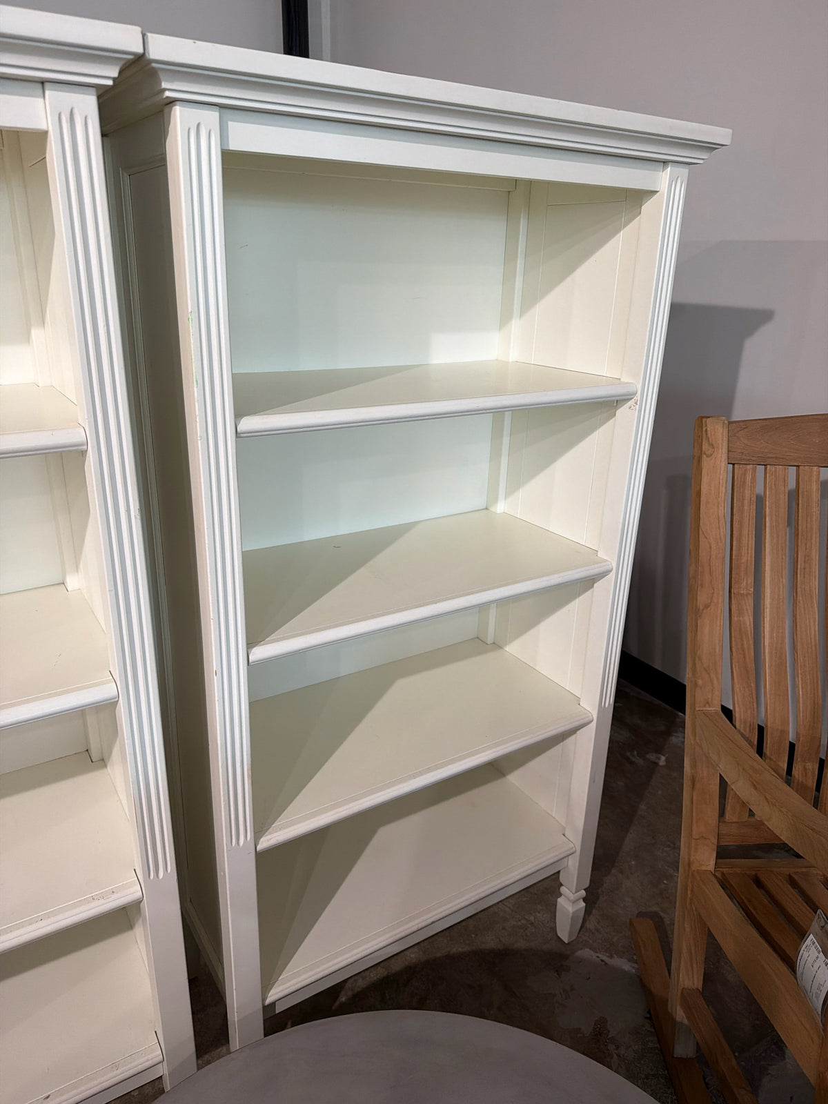 Pottery Barn White Bookcase