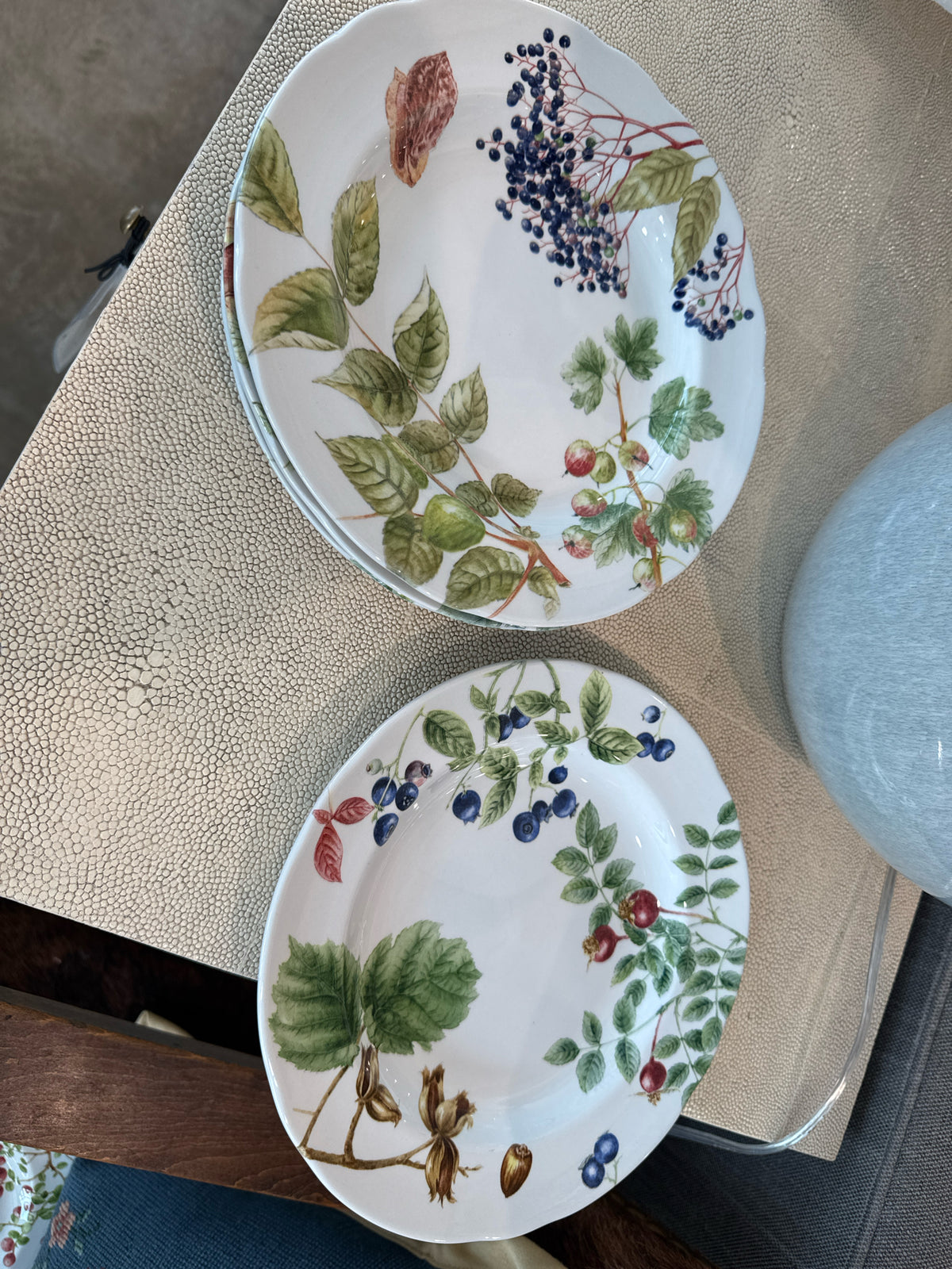 Set of 8 Spode Woodland Harvest 9" Plates
