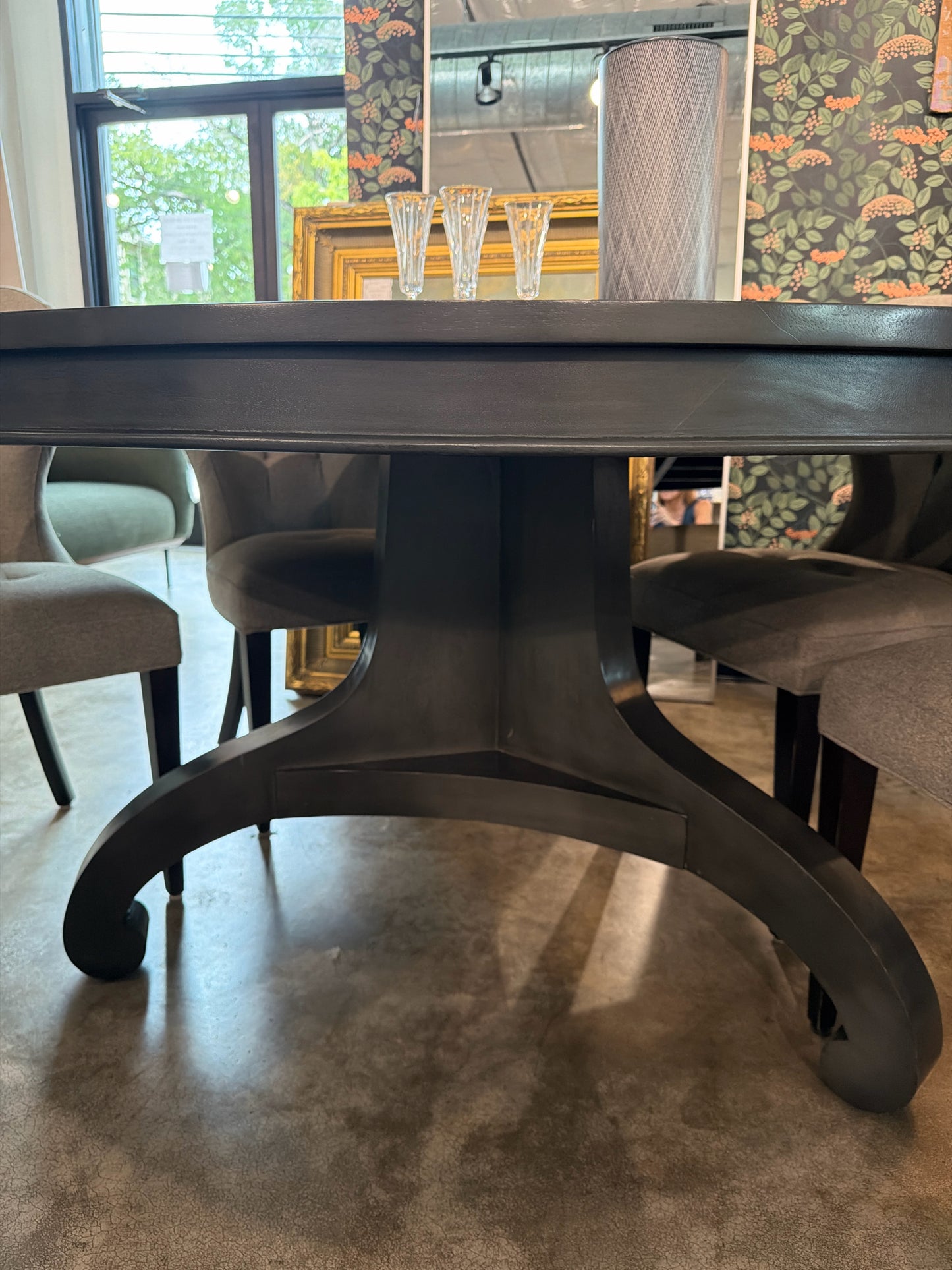 Noir "Dudley" 60" Dining Table