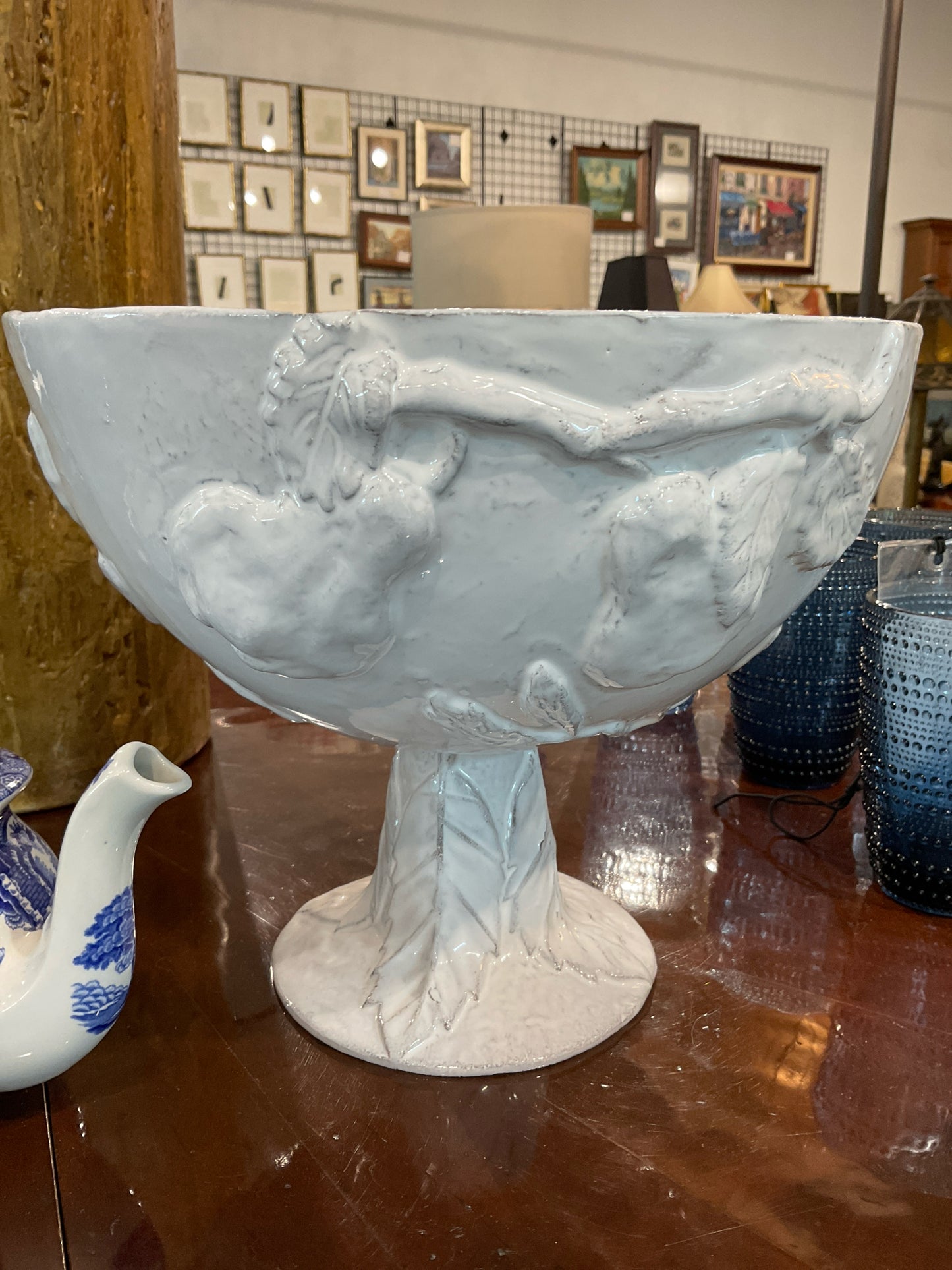 Astier de Villatte Shite Footed Bowl