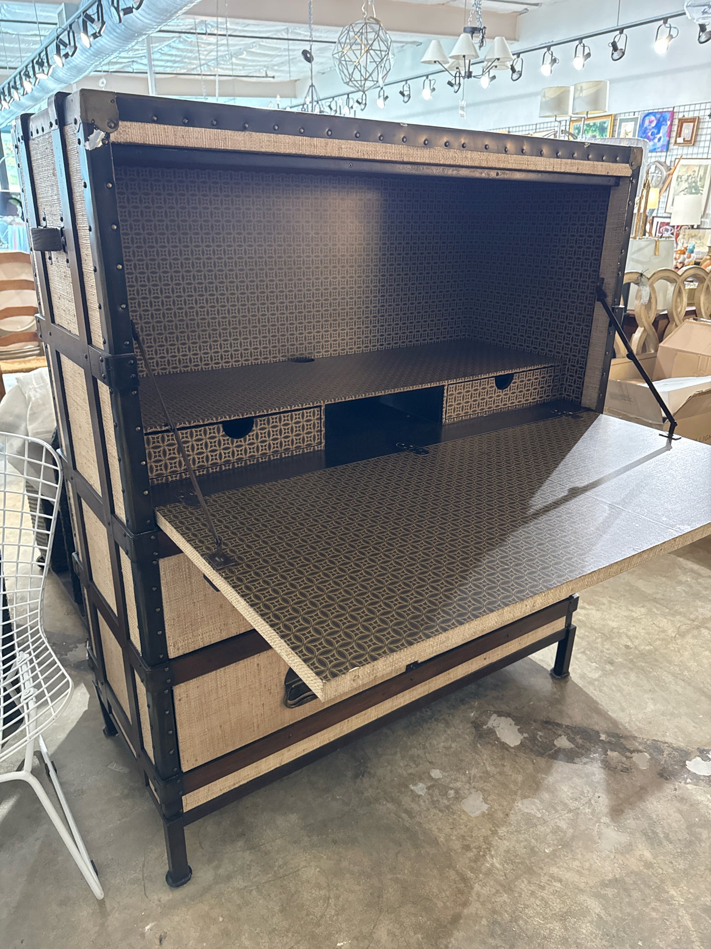 Pottery Barn Ludlow Trunk Secretary Desk