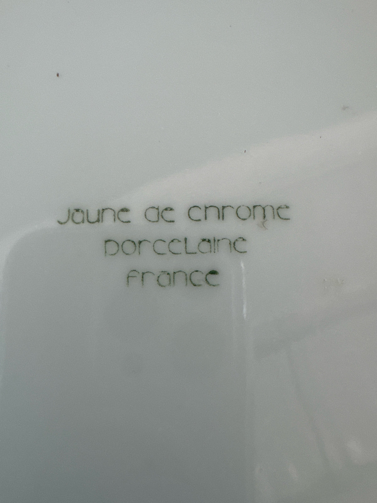 Jaune de Chrome French Raku Porcelain Bowl/Lid and Platter