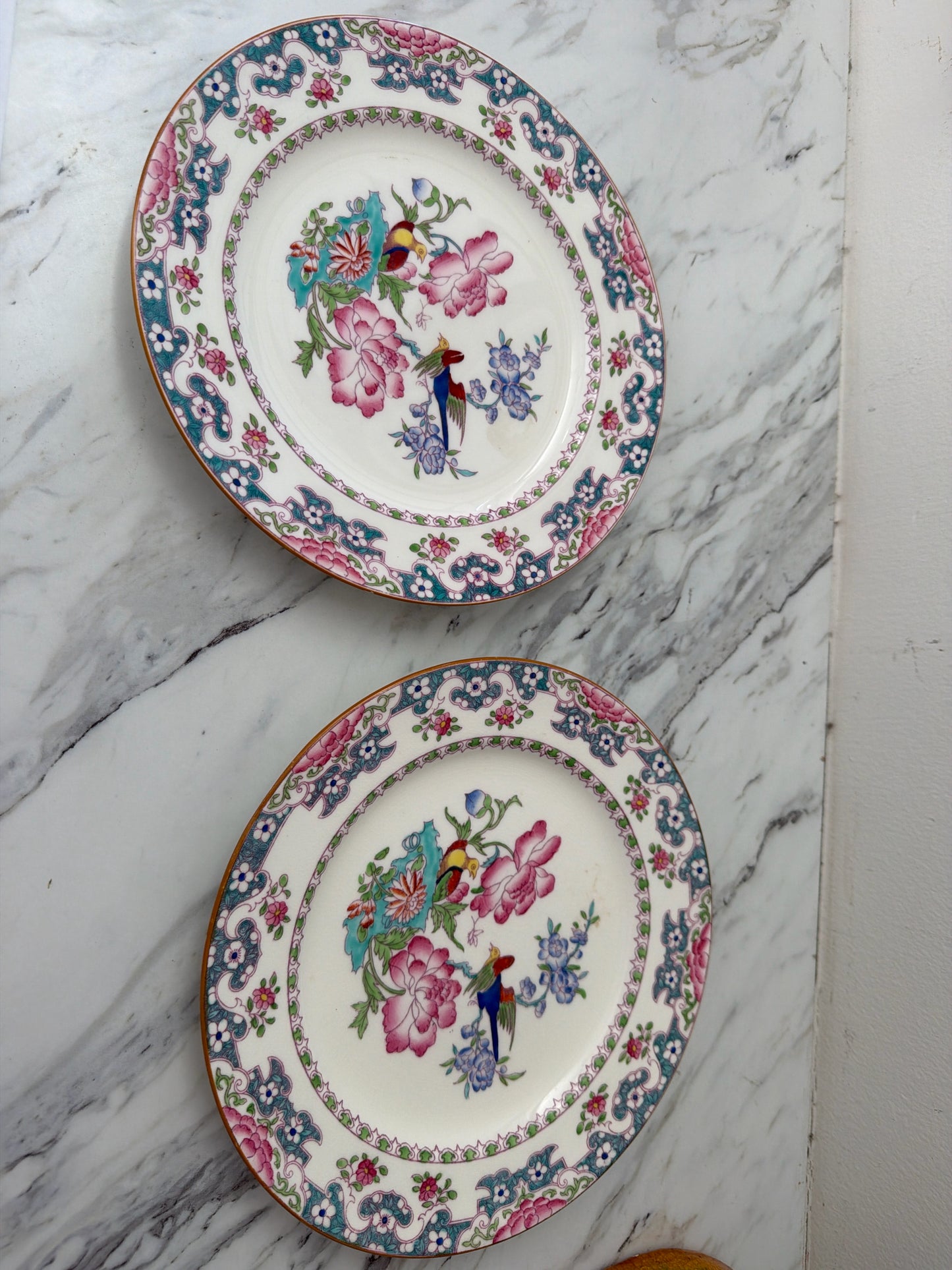 PAIR Minton for Tiffany & Co. Plates