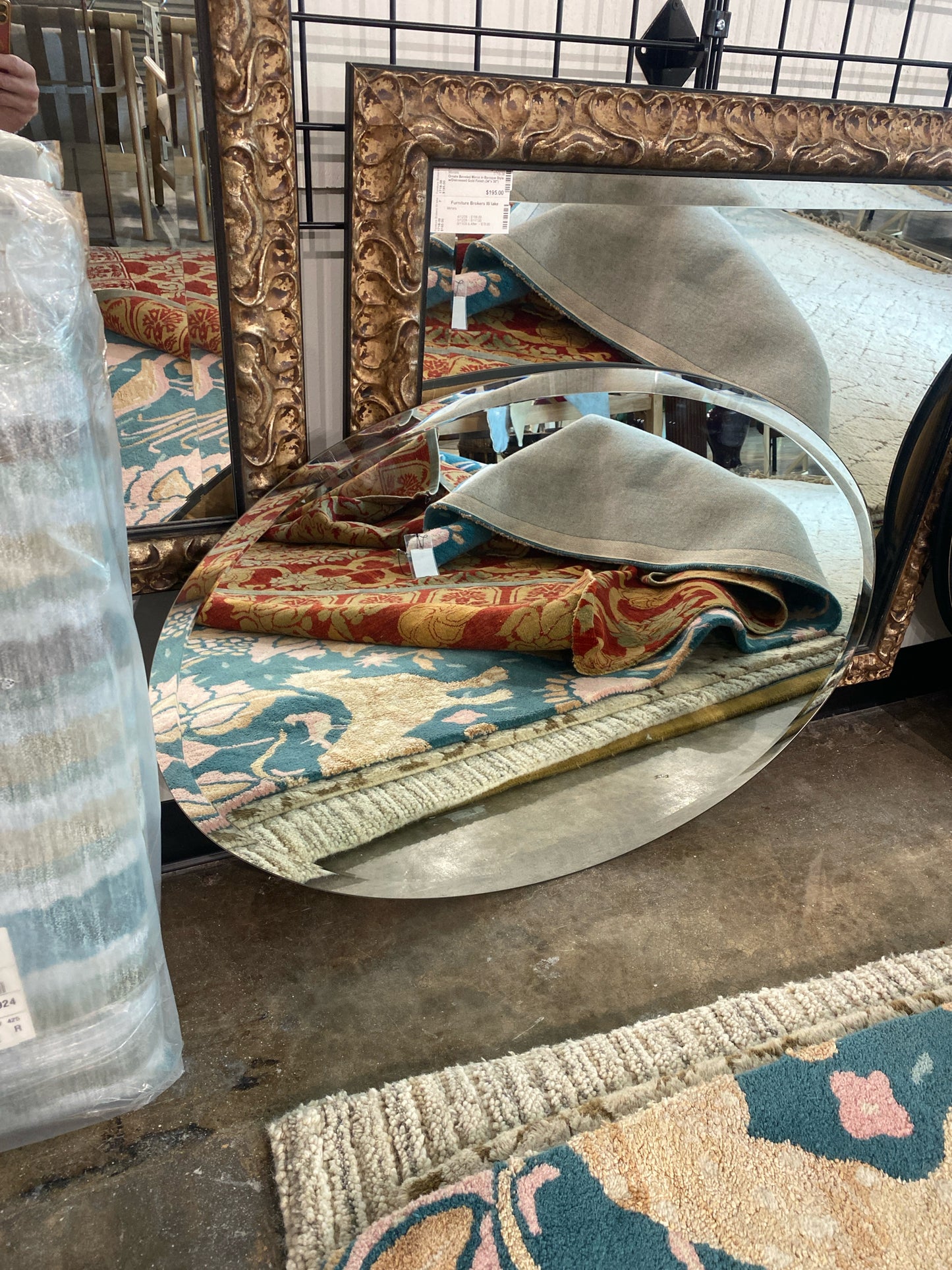 Carolina Oval Beveled Mirror 35" x 25"