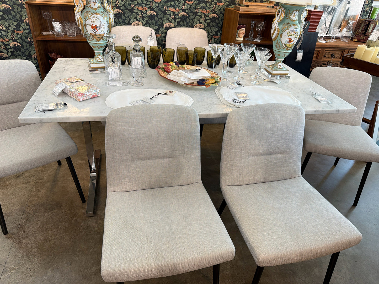 PAIR Minotti "Flavin" Arm Chairs