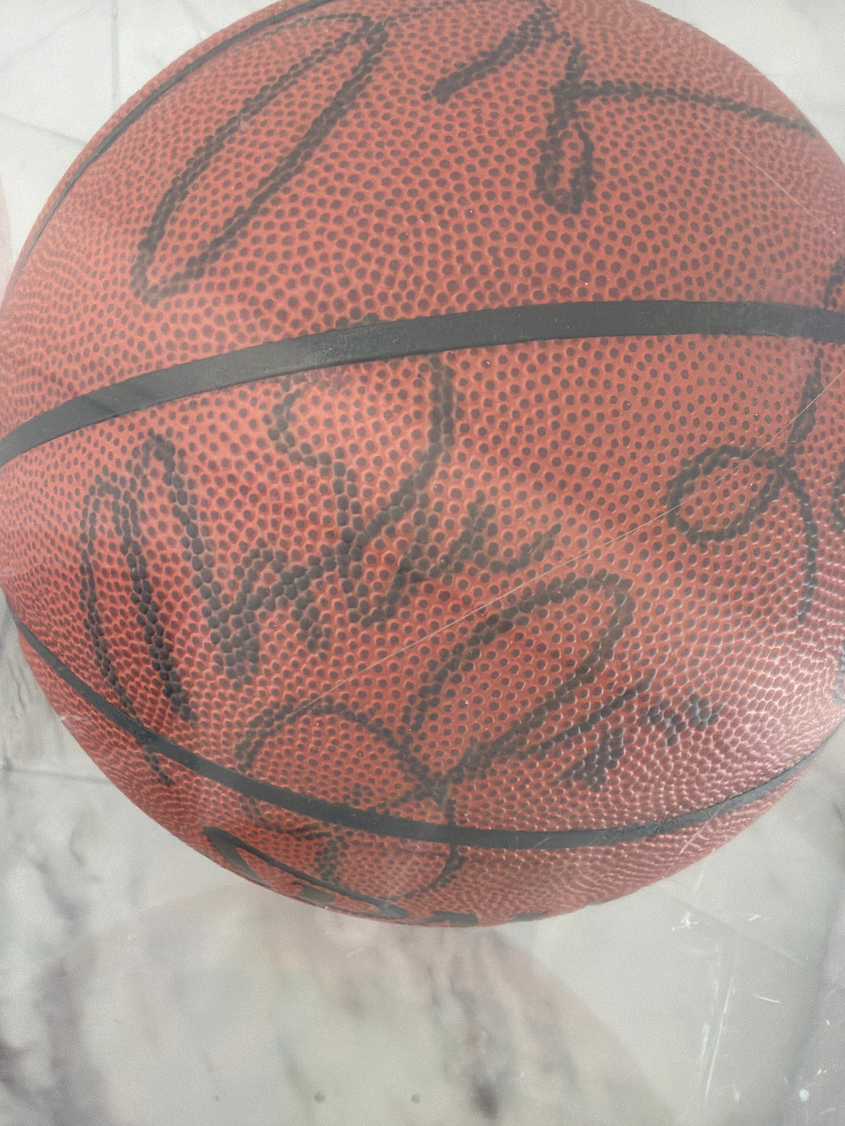 Signed "Trinity" Basketball-Michael Jordan,Larry Byrd,Magic Johnson