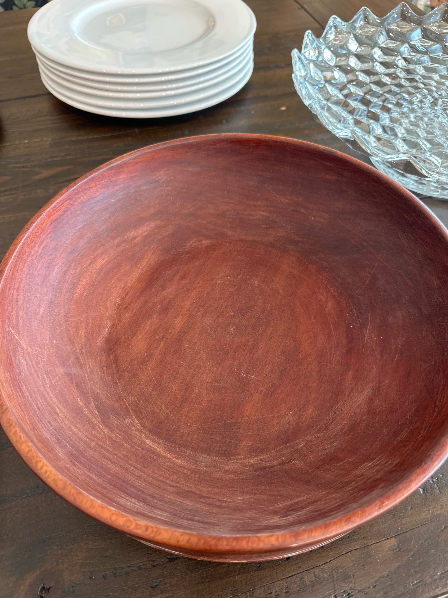 Exotic Bloodwood 13" Turned Wood Bowl