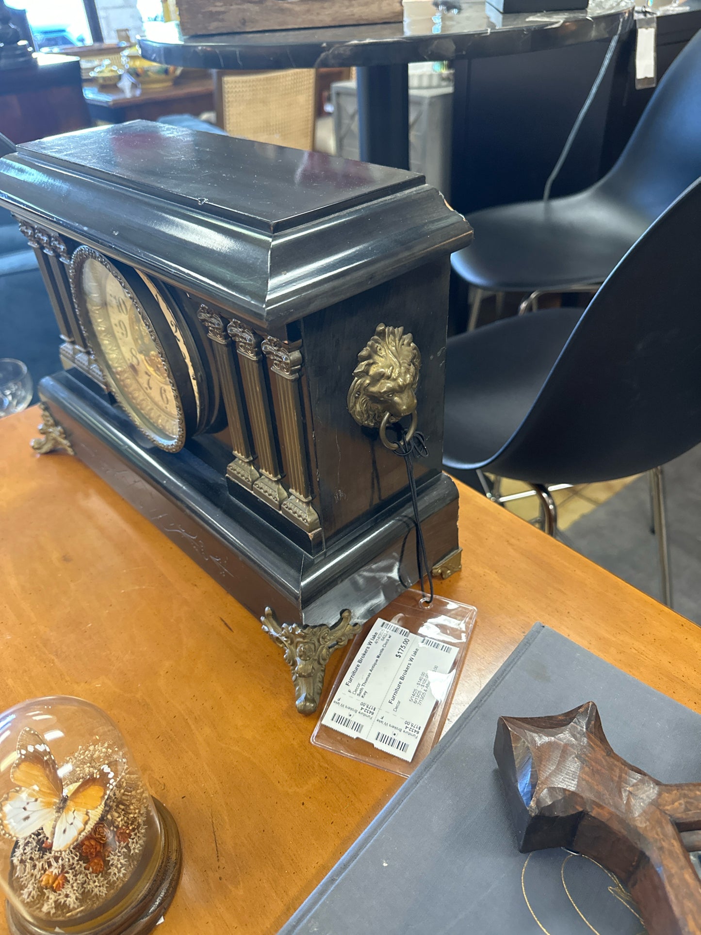 Seth Thomas Antique Mantle Clock w/ Key