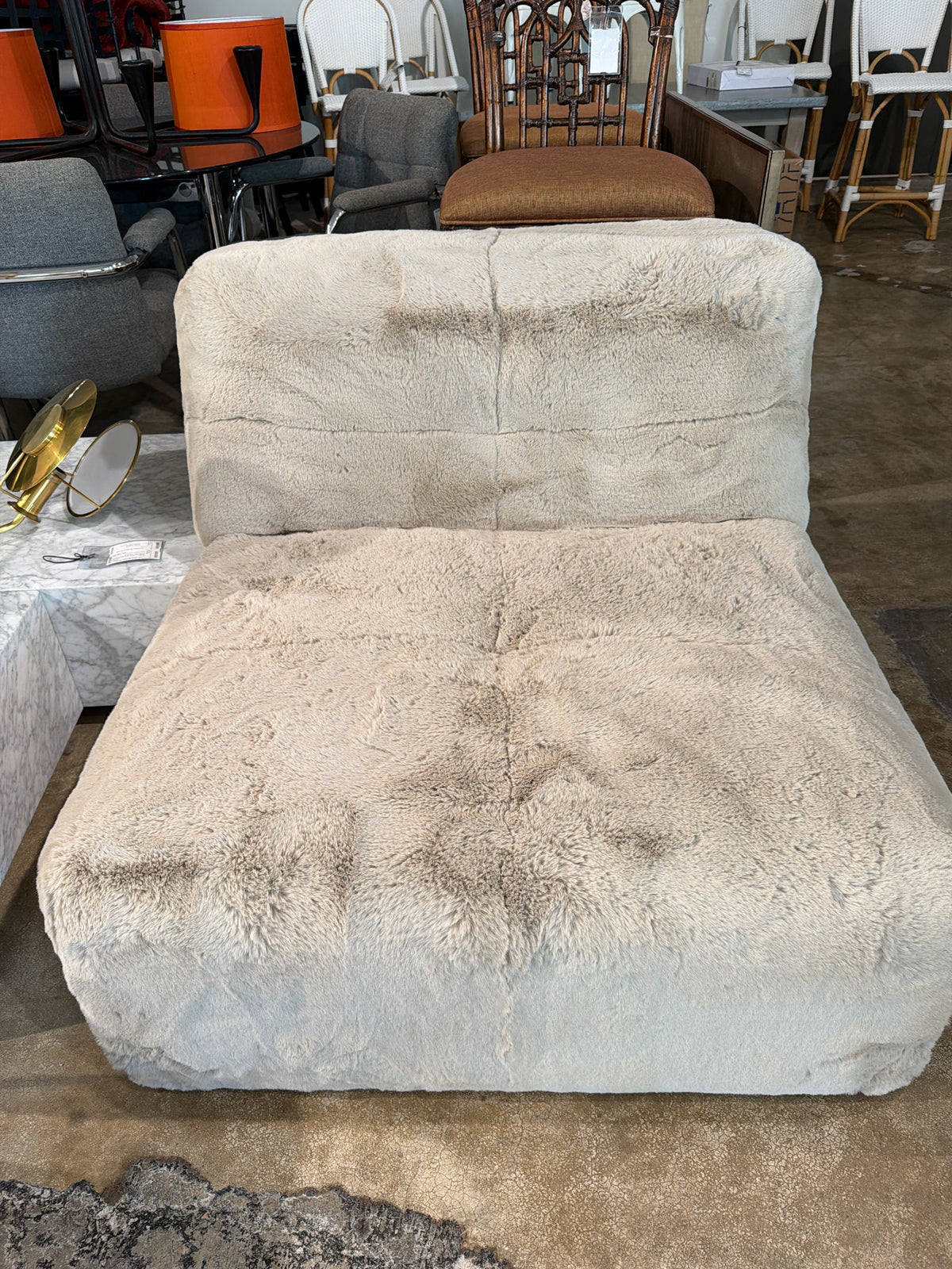 NEW Four Hands "Miles" Bowden Pewter Weathered Ash Chair