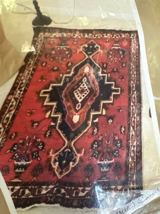 Persian Rug 6' x 10' Reds/Blues
