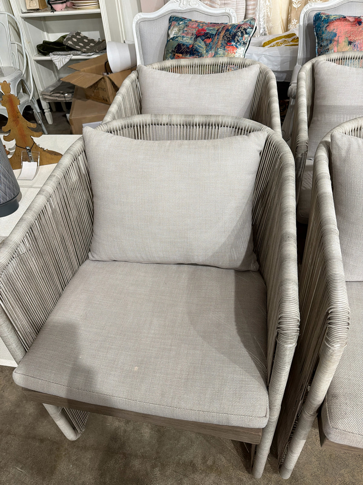 PAIR RH "Havana" Outdoor Chairs