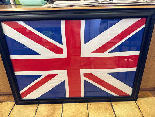 Union Flag With Black Frame 40"x28"