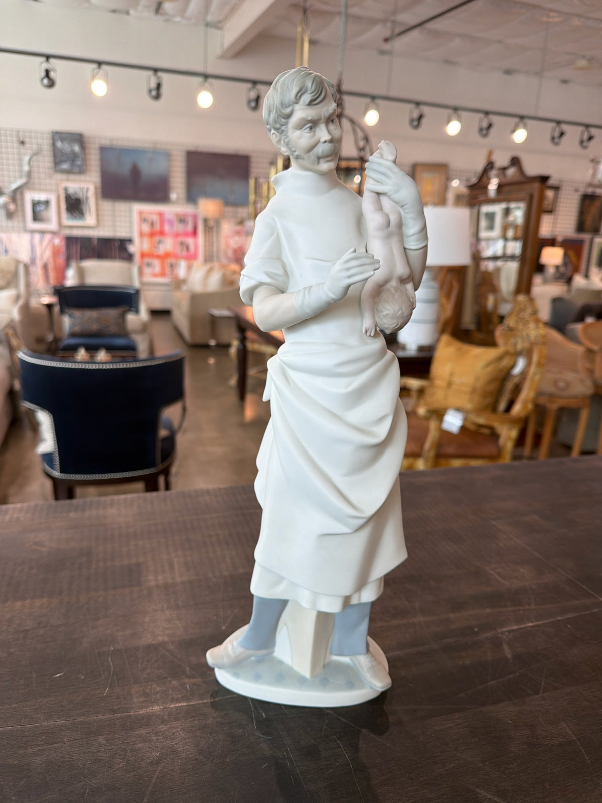 Lladro Obstetrician & Baby