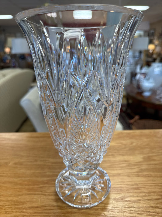 Waterford Crystal 10" Vase by Designer Seamus Purcell (artist signed and dated)