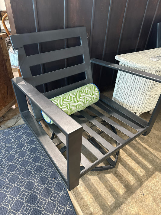 PAIR Outdoor Rocking Chairs Swivel- No Upholstery