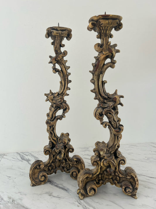 PAIR Italian Look Candelabras