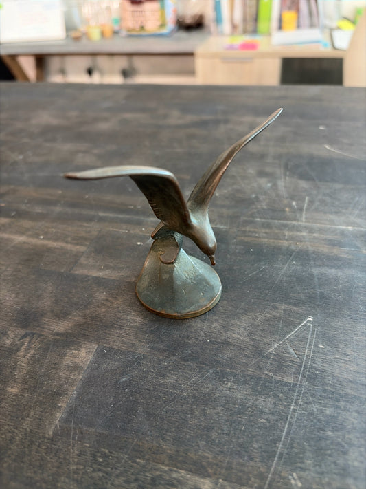 Antique Bronze Seagull by William f. Boosar