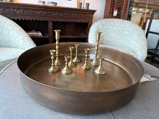 RH Large Brass Spun Bowl