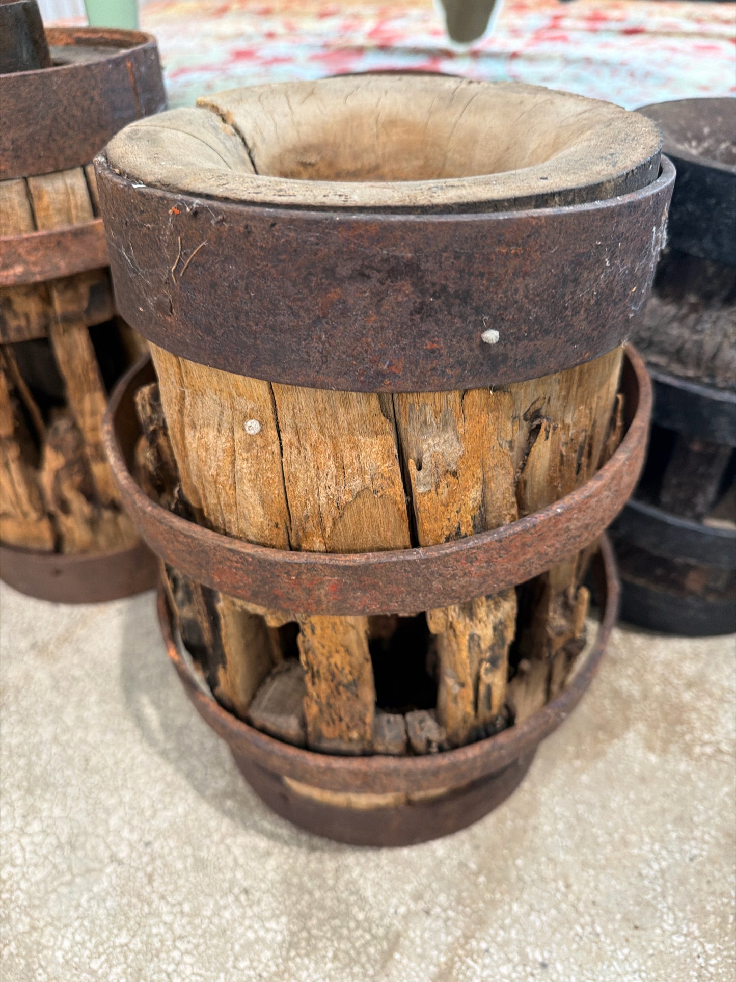 Antique Wagon Wheel Hub