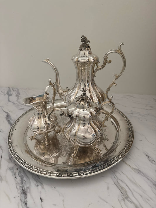Reed & Barton Tea Set w/Tray