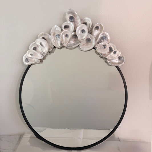 Oyster Shell Mirror 20w x 25h
