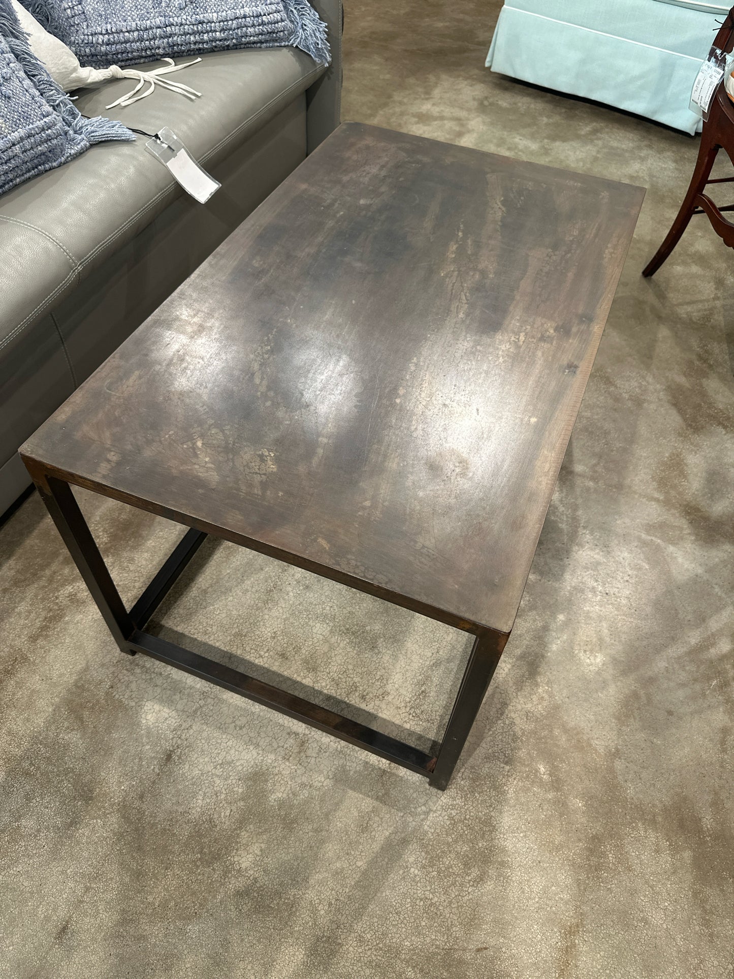 Restoration HW Contemporary Table - Bronze Metal