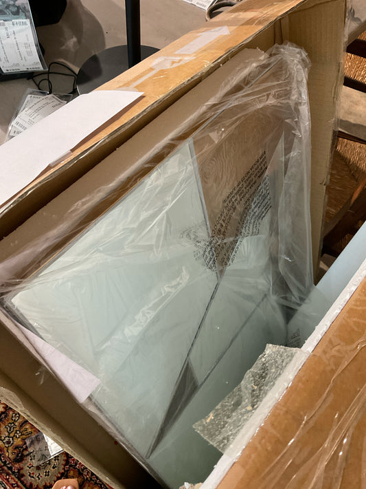 NEW West Elm Roar + Rabbit Geometric Infinity Mirror 18"W × 36"H