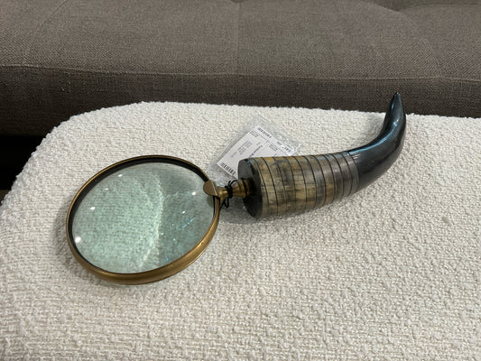 Horn & Brass Large Magnifying Glass