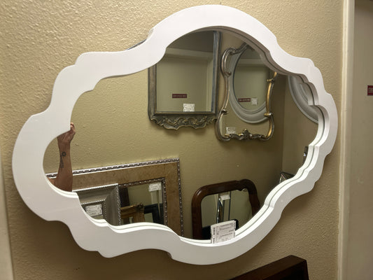 White Jonathan Adler Mirror 39.5 x 27.5