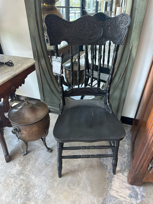 Black Painted Vintage Chair